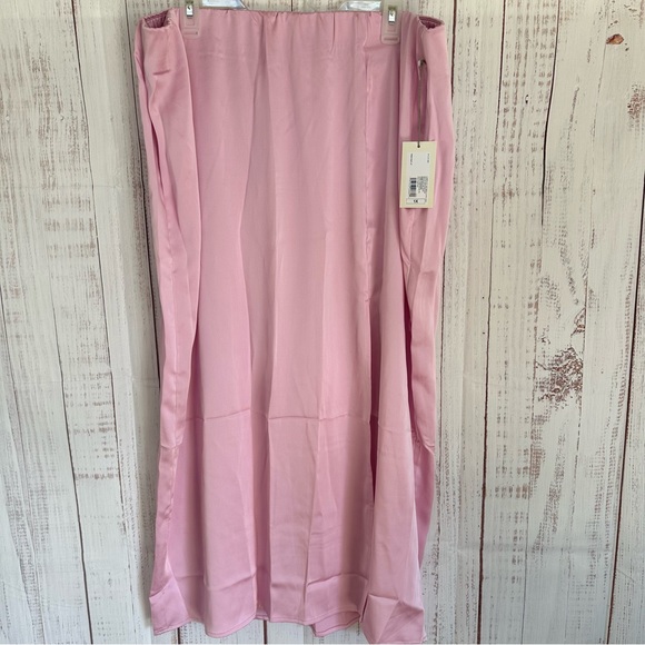 NEW! Women's A-Line Maxi Slip Skirt, Light Pink - A New Day - Picture 2 of 5